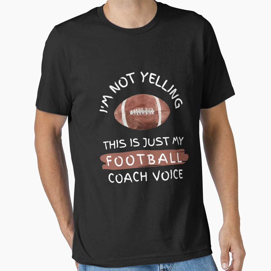 Football Coach Football Coaching Voice T-Shirt - Trendy Graphic for Adults - T-Shirt, Sweatshirt, Hoodie