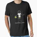 Funny Football Stick Figure Football T-Shirt - Aesthetic Graphic Men Women - T-Shirt, Sweatshirt, Hoodie