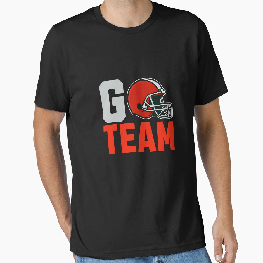 Go Team Football T-Shirt - Fun Novelty Design for Adults - T-Shirt, Sweatshirt, Hoodie