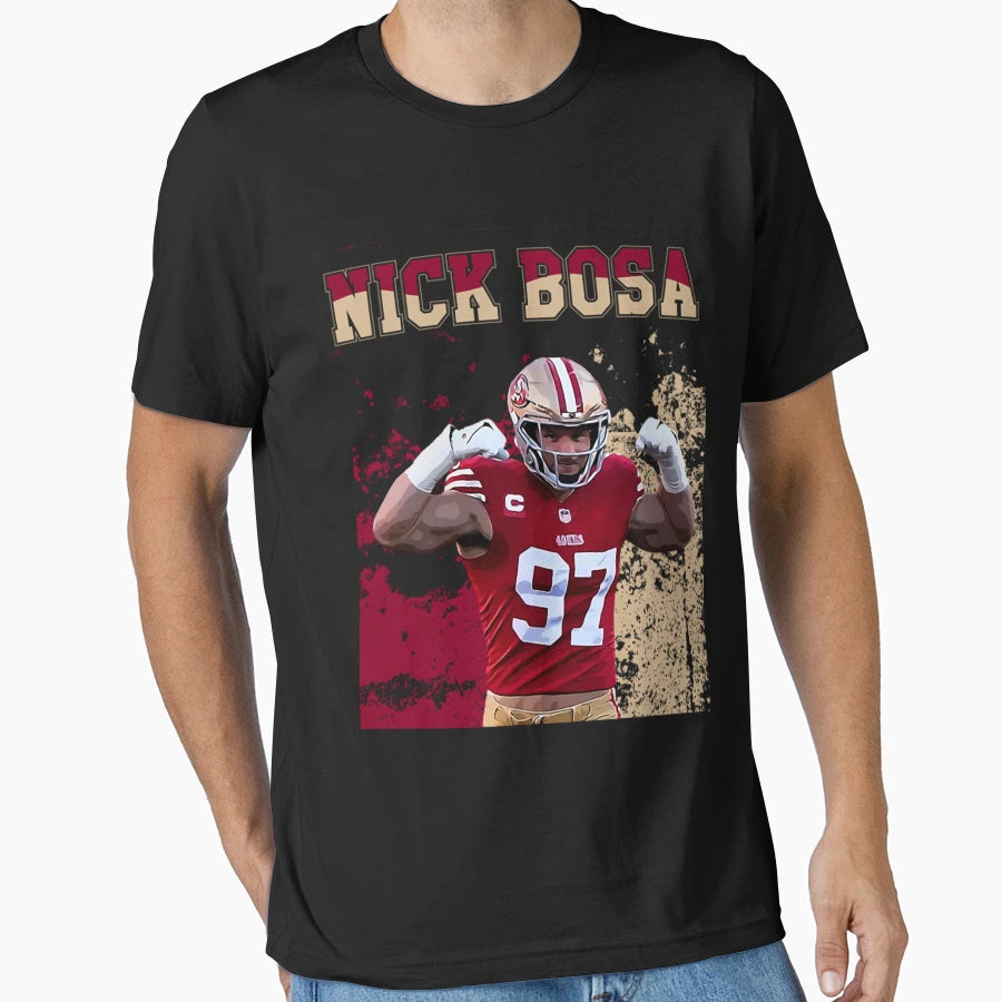 Touchdown Defensive End 97 Player T-Shirt - Fun Novelty Design Men Women - T-Shirt, Sweatshirt, Hoodie