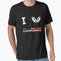 I Love American Football Gift T-Shirt - Novelty Apparel Men Women - T-Shirt, Sweatshirt, Hoodie