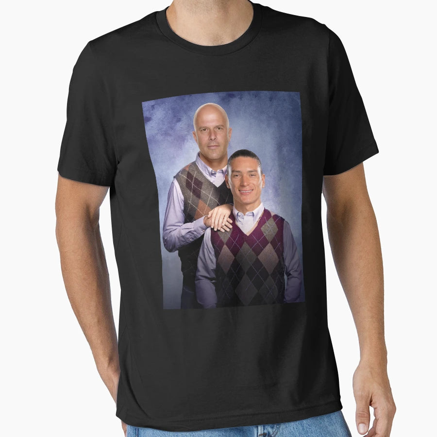 Arne Slot And Darwin Nunez T-Shirt - Custom Art Print Unisex - T-Shirt, Sweatshirt, Hoodie