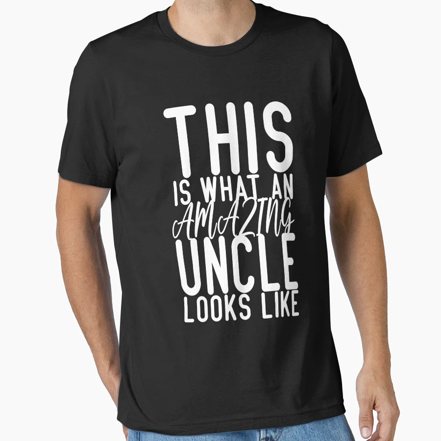 Amazing Uncle T-Shirt - Graphic Print Unisex - T-Shirt, Sweatshirt, Hoodie