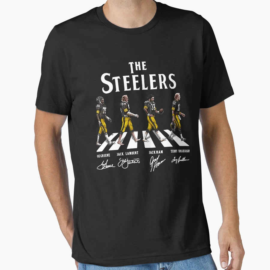 Steelers Abbey Road T-Shirt - Custom Art Print for Adults - T-Shirt, Sweatshirt, Hoodie
