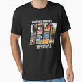 Football Fanatics Lifestyle T-Shirt - Novelty Apparel for Adults - T-Shirt, Sweatshirt, Hoodie