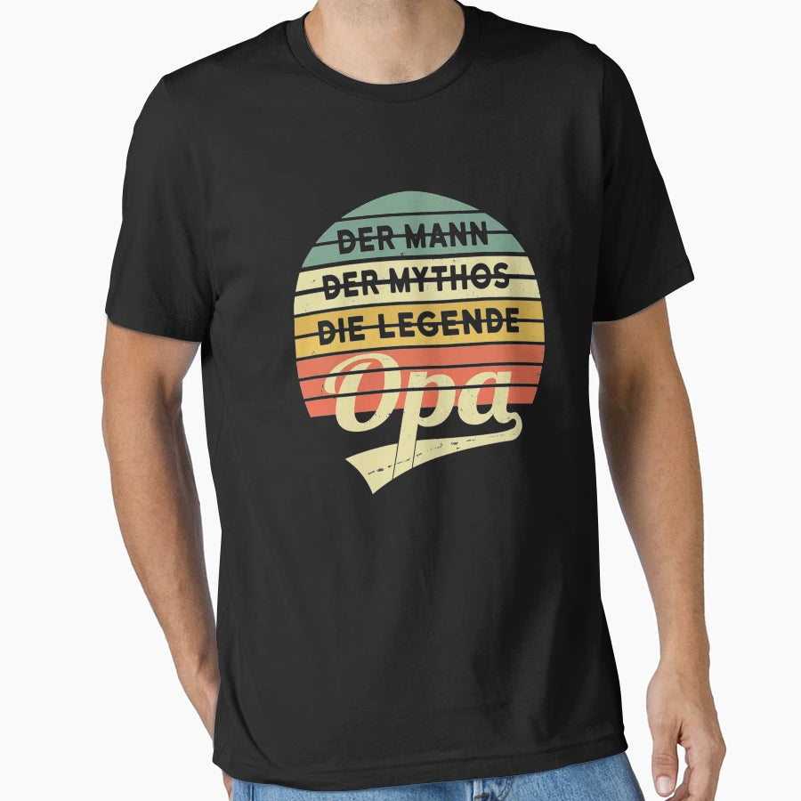 Herren Opa Geschenk Der Mann Der T-Shirt - Streetwear Style Men Women - T-Shirt, Sweatshirt, Hoodie