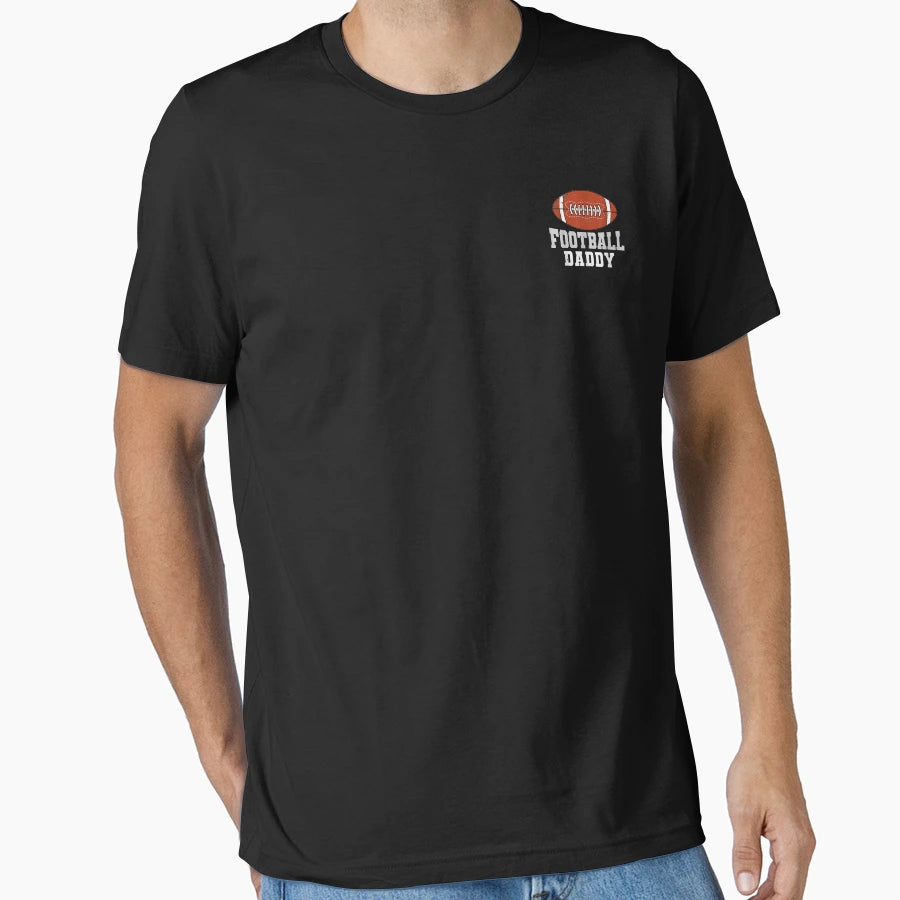 Funny American Football Daddy T-Shirt - Casual Everyday Wear for Adults - T-Shirt, Sweatshirt, Hoodie