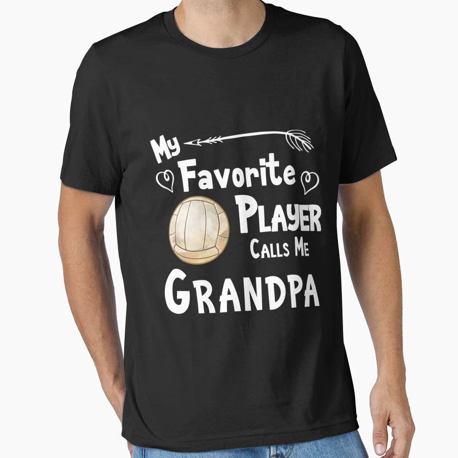 Volleyball My Favorite Player Calls Me T-Shirt - Aesthetic Graphic Unisex - T-Shirt, Sweatshirt, Hoodie
