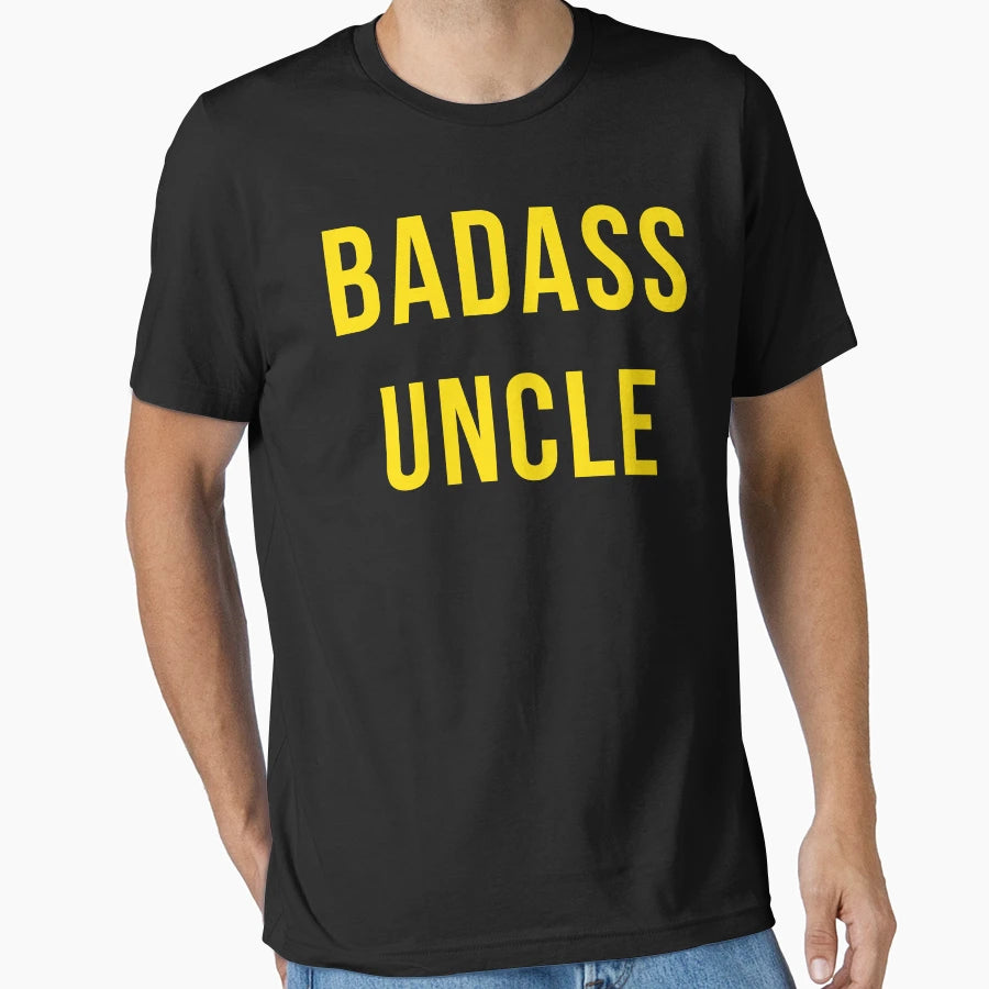 Badass Uncle T-Shirt - Fun Novelty Design for Adults - T-Shirt, Sweatshirt, Hoodie