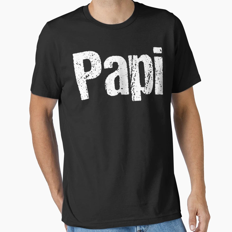 Mens Fun Fathers Day Dad Papi Hispanic T-Shirt - Unique Graphic Men Women - T-Shirt, Sweatshirt, Hoodie