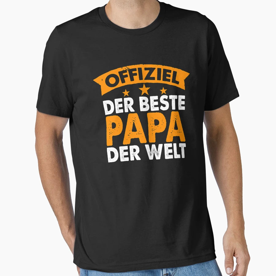 Offiziel Der Beste Papa Der Welt T-Shirt - Graphic Print Unisex - T-Shirt, Sweatshirt, Hoodie
