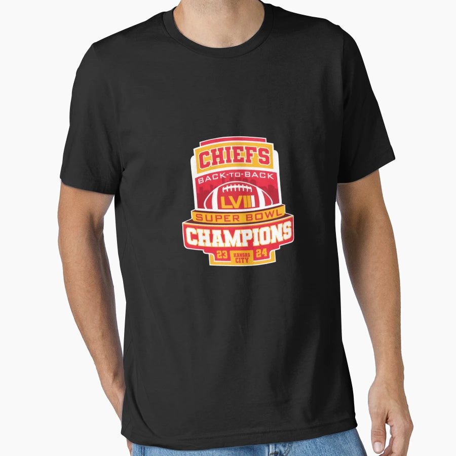 Kansas City Chiefs T-Shirt - Minimalist Print for Adults - T-Shirt, Sweatshirt, Hoodie