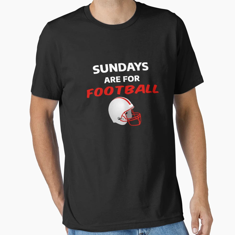 Sundays Are Football T-Shirt - Graphic Print for Adults - T-Shirt, Sweatshirt, Hoodie