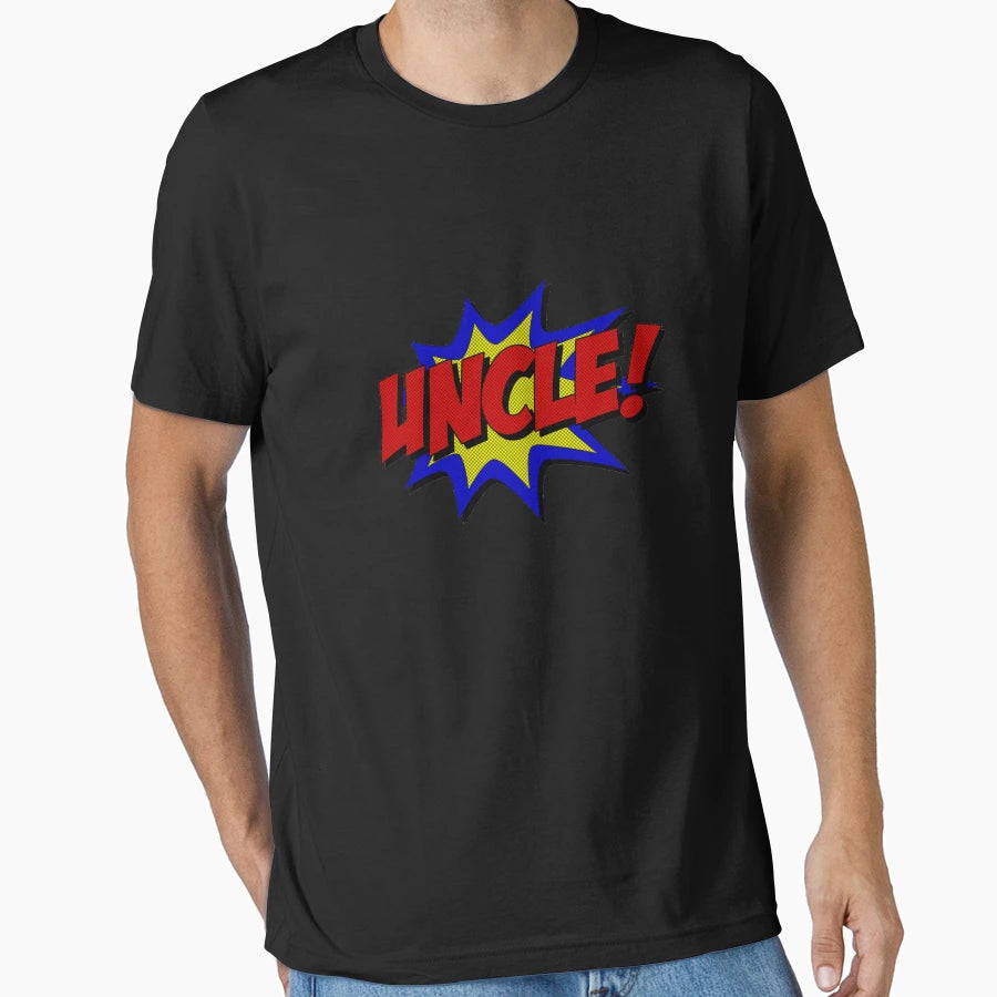 Superhero Uncle T-Shirt - Novelty Apparel Unisex - T-Shirt, Sweatshirt, Hoodie
