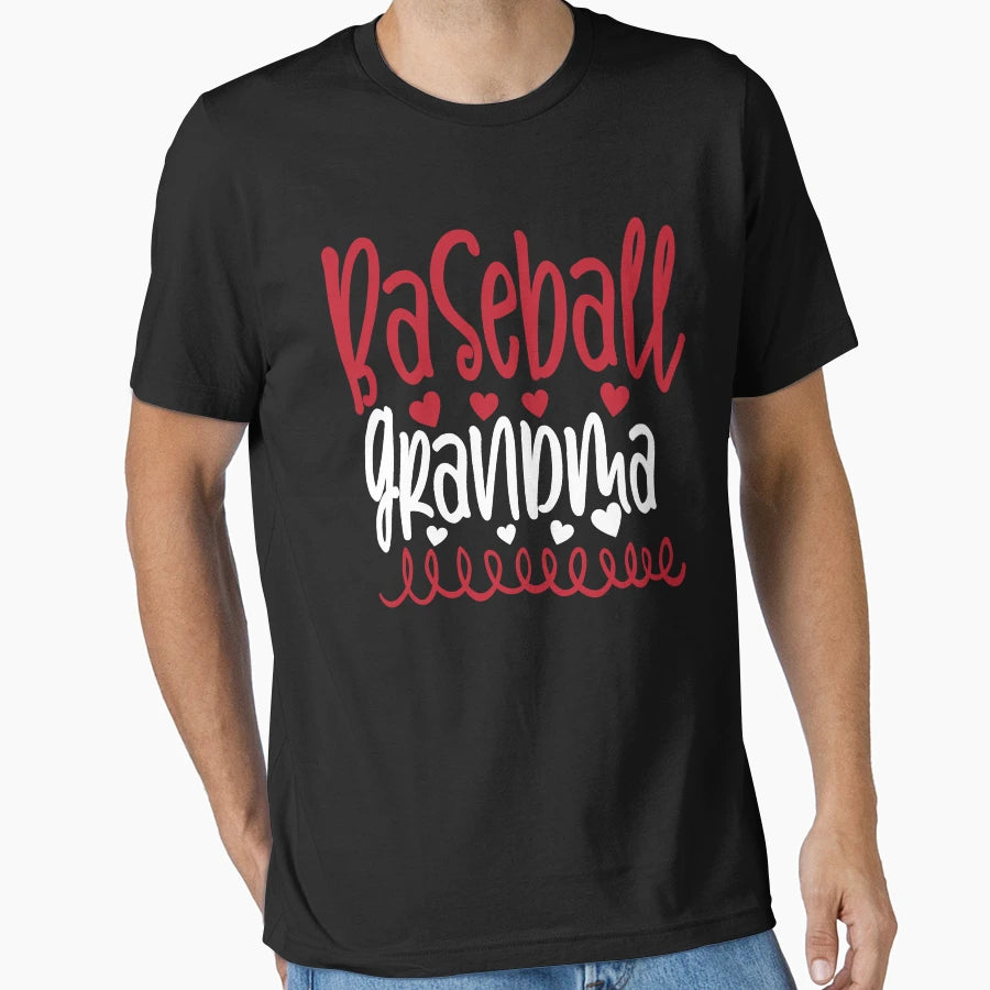 Original Grandma Baseball Baseball T-Shirt - Custom Art Print for Adults - T-Shirt, Sweatshirt, Hoodie