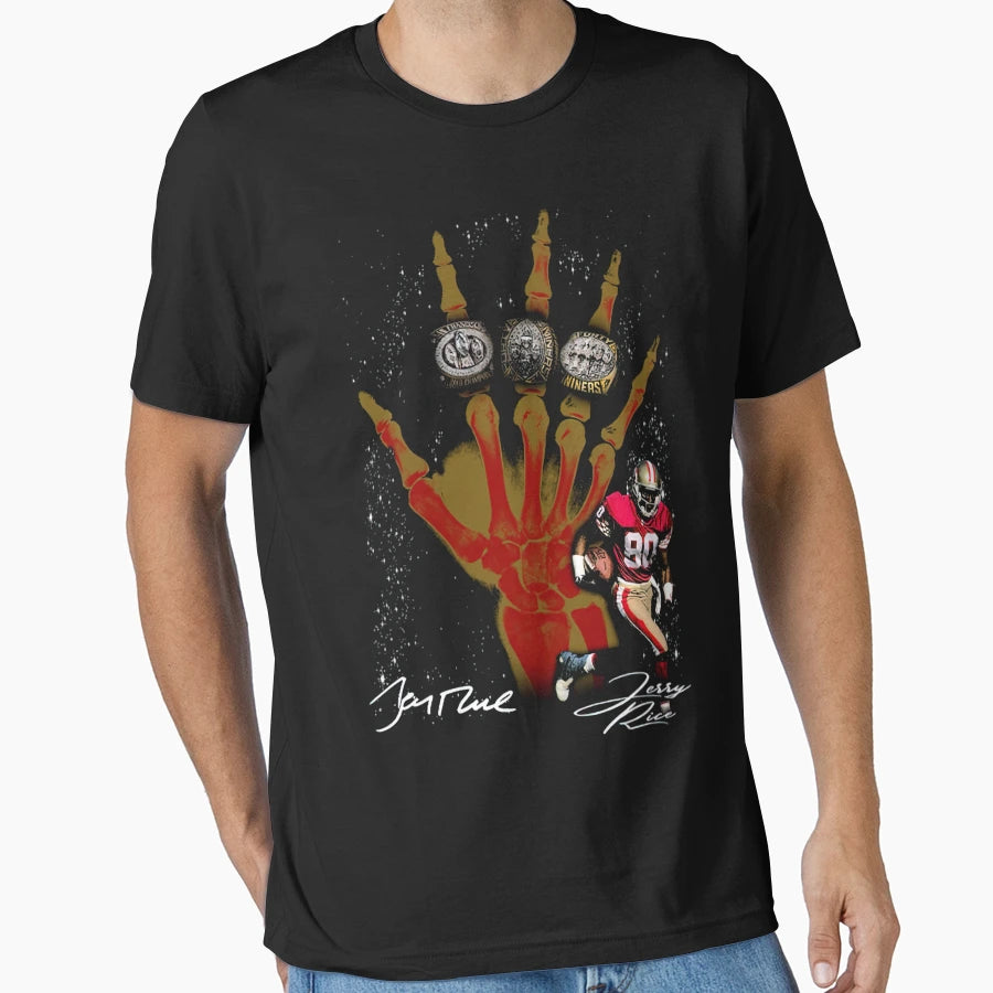 Jerry Rice X Ray T-Shirt - Graphic Print for Adults - T-Shirt, Sweatshirt, Hoodie