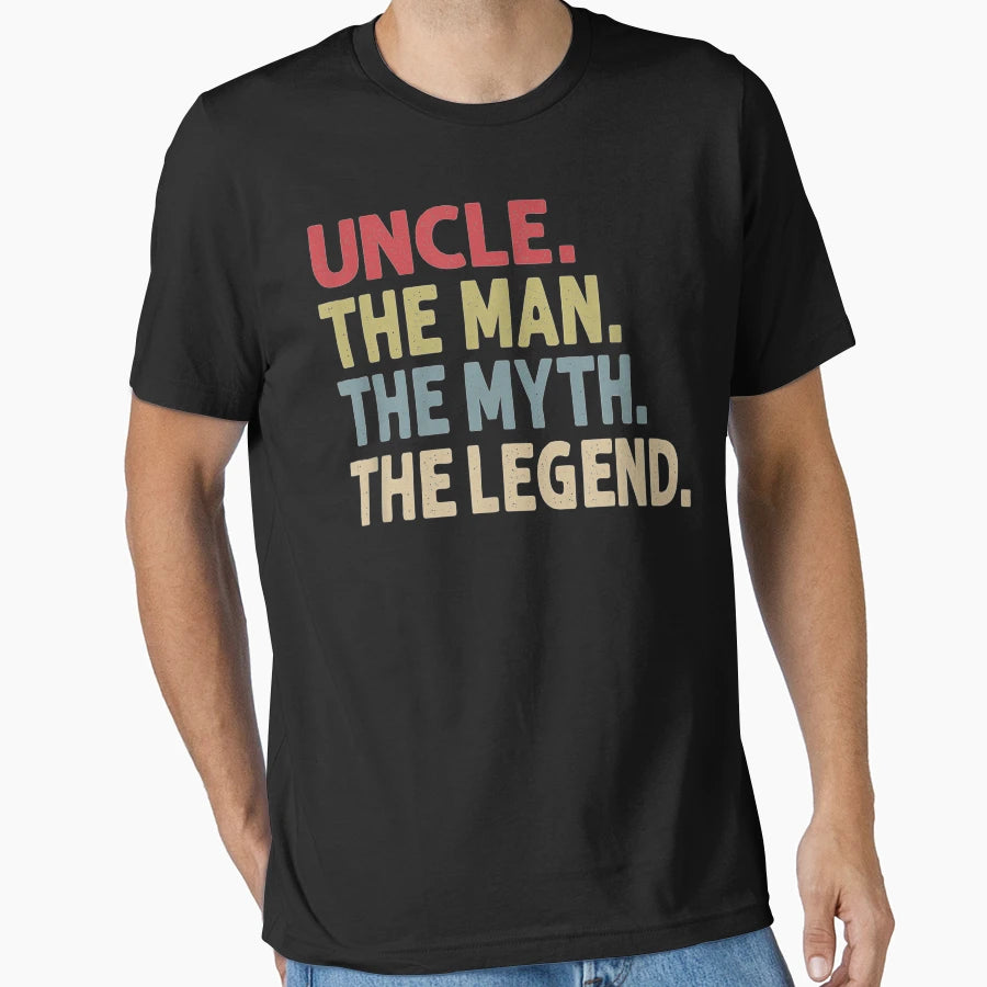 Mens Uncle Myth Legend Funny Gift T-Shirt - Unique Graphic for Adults - T-Shirt, Sweatshirt, Hoodie