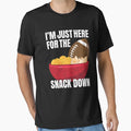 Im Just Here Snack Down Love Football T-Shirt - Trendy Graphic Unisex - T-Shirt, Sweatshirt, Hoodie