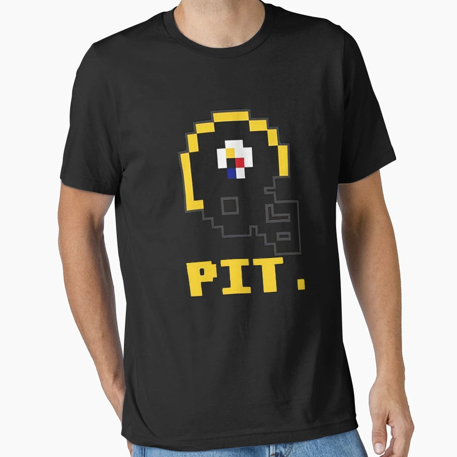 Pittsburgh Football Tecmo Bowl Video T-Shirt - Trendy Graphic Men Women - T-Shirt, Sweatshirt, Hoodie