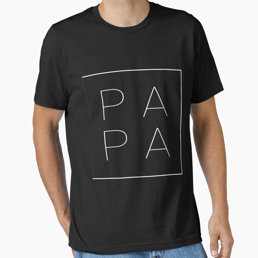 Papa Funny Fathers Day Present Dad T-Shirt - Aesthetic Graphic for Adults - T-Shirt, Sweatshirt, Hoodie