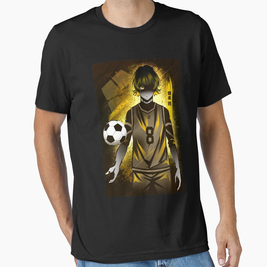 Attack Silhouette Bowl Cut Bachira T-Shirt - Streetwear Style for Adults - T-Shirt, Sweatshirt, Hoodie