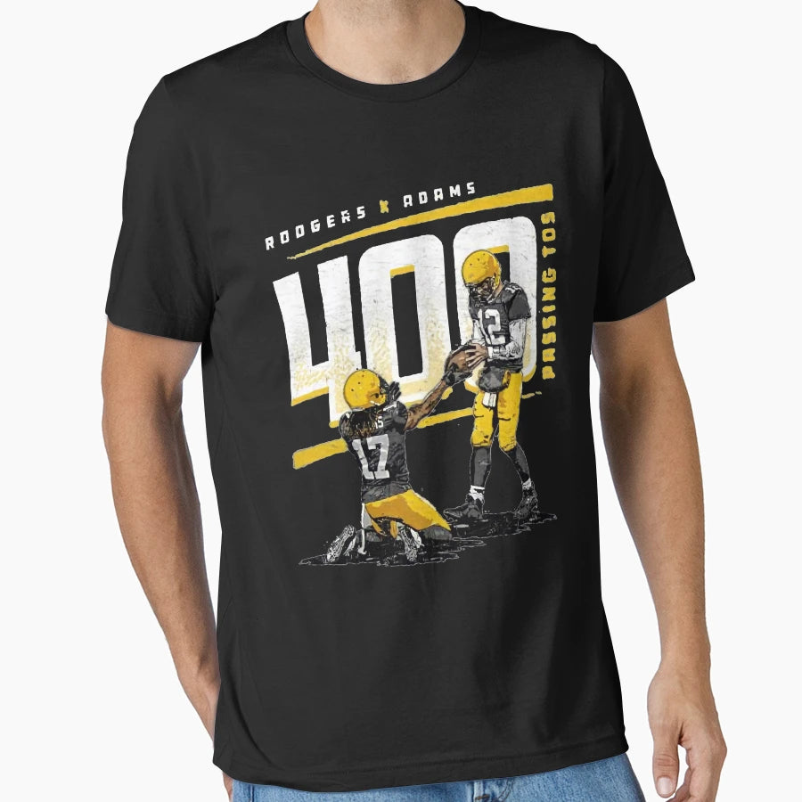 Rodgers And Adams 400 Passing Tos T-Shirt - Fun Novelty Design Men Women - T-Shirt, Sweatshirt, Hoodie