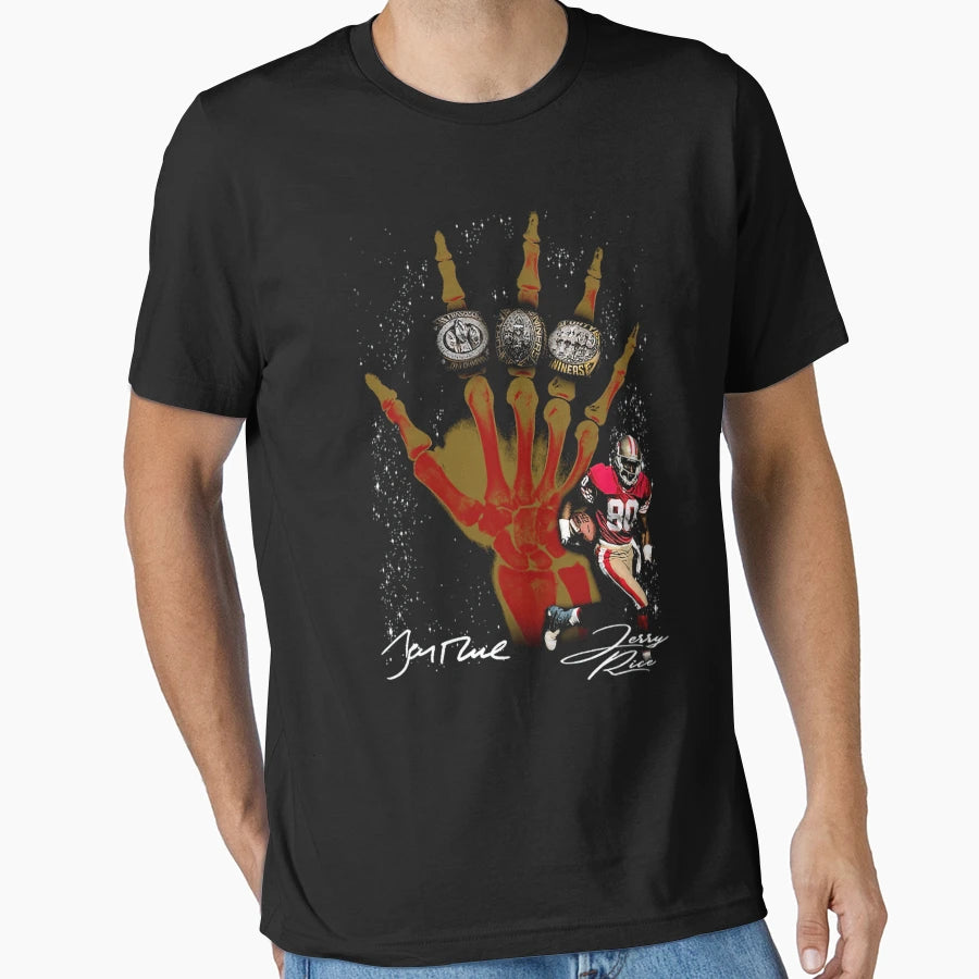 Jerry Rice X Ray T-Shirt - Fun Novelty Design Unisex - T-Shirt, Sweatshirt, Hoodie