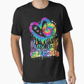 Tie Dye Baseball Grandma Drip Heart T-Shirt - Custom Art Print Men Women - T-Shirt, Sweatshirt, Hoodie