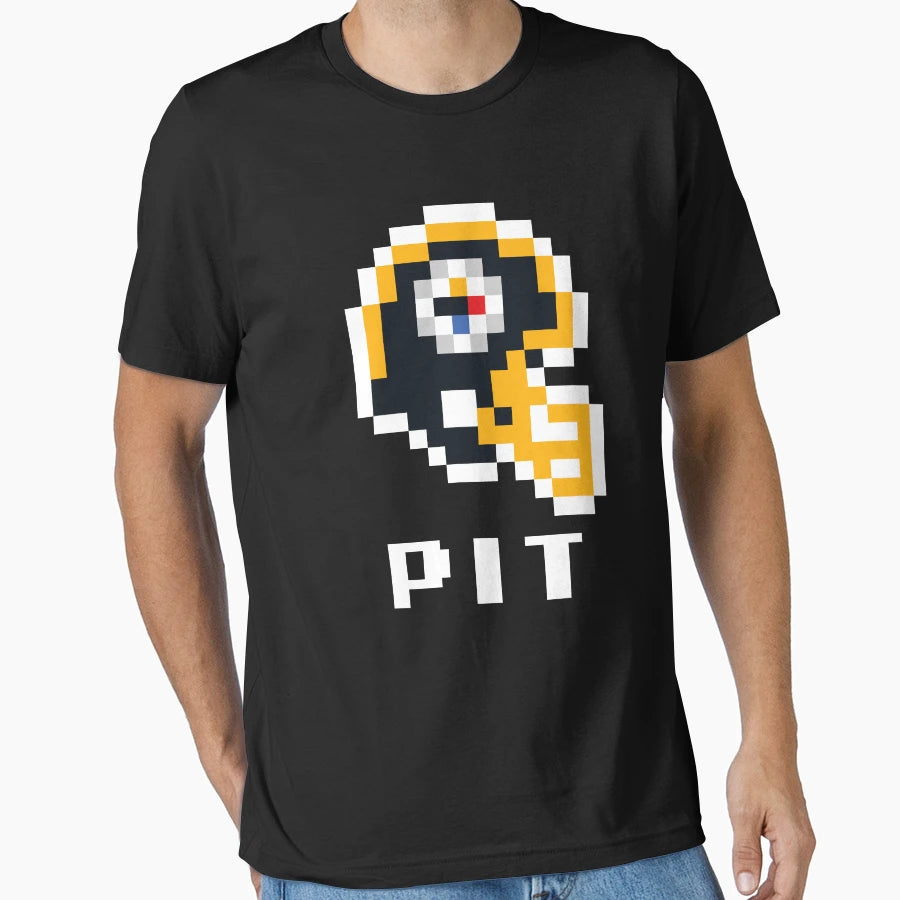 Pittsburgh Steelers Tecmo Super Bowl T-Shirt - Aesthetic Graphic Men Women - T-Shirt, Sweatshirt, Hoodie
