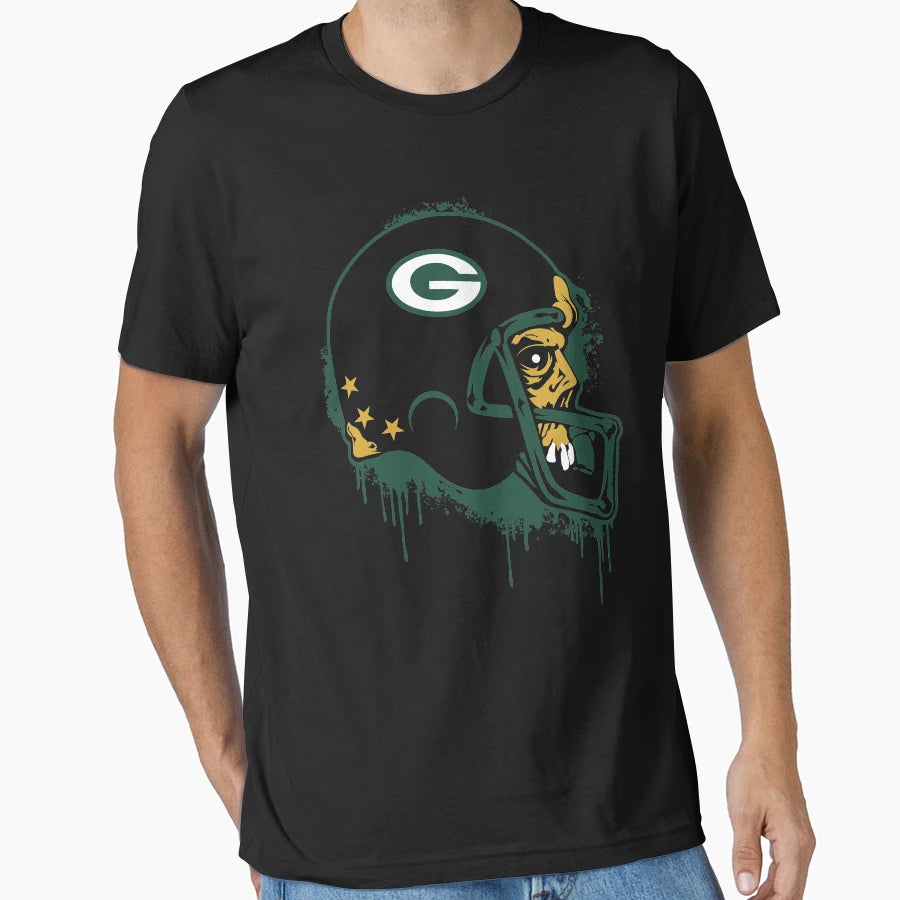 Green Bay P Ck Rs 5 T-Shirt - Custom Art Print Men Women - T-Shirt, Sweatshirt, Hoodie
