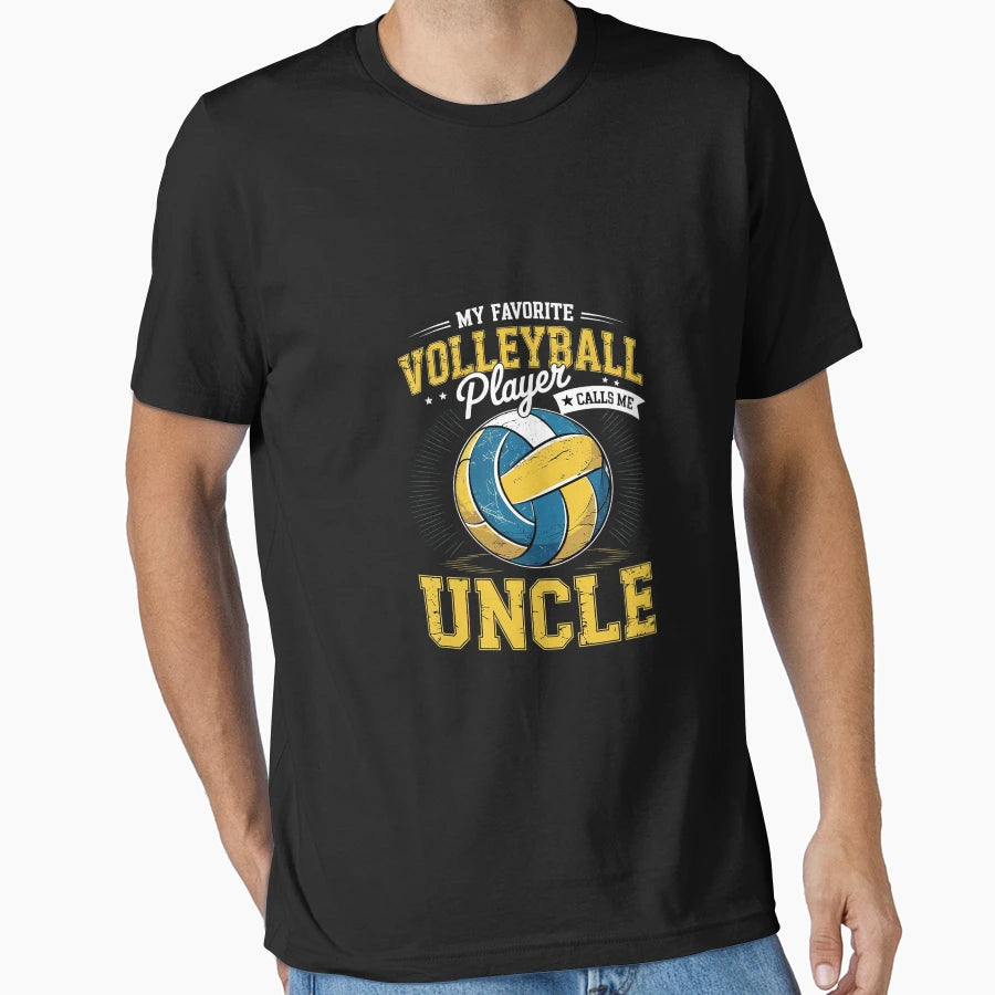 My Favorite Volleyball Player Calls Me T-Shirt - Aesthetic Graphic Unisex - T-Shirt, Sweatshirt, Hoodie