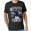 CW Rome Odunze Chicago Windy City Towers T-Shirt - Unique Graphic Unisex - T-Shirt, Sweatshirt, Hoodie