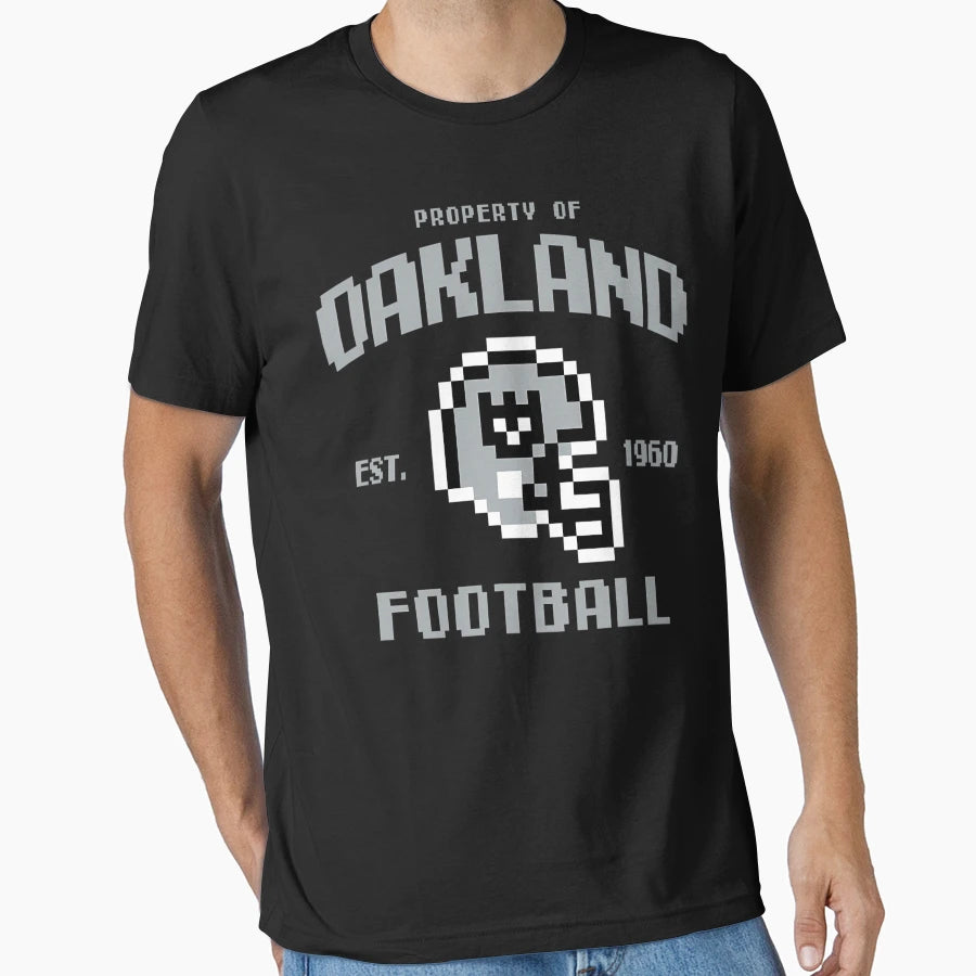 Property Oakland Raiders Football T-Shirt - Novelty Apparel for Adults - T-Shirt, Sweatshirt, Hoodie