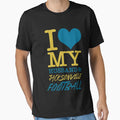 I Love My Husband And Jacksonville T-Shirt - Minimalist Print Men Women - T-Shirt, Sweatshirt, Hoodie