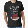 Life Is All About Rugby T-Shirt - Trendy Graphic Men Women - T-Shirt, Sweatshirt, Hoodie