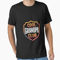Grandpa Club Grandparents Mens T-Shirt - Minimalist Print for Adults - T-Shirt, Sweatshirt, Hoodie
