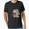 World Full Grandpas Be Papa T-Shirt - Custom Art Print Unisex - T-Shirt, Sweatshirt, Hoodie