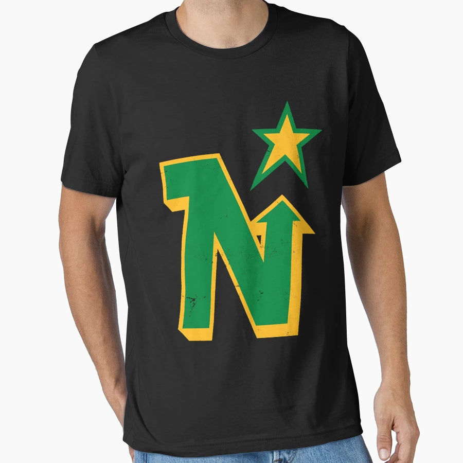 Minnesota North Stars Defunct Team T-Shirt - Minimalist Print Men Women - T-Shirt, Sweatshirt, Hoodie