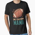 1 Year Old Football 1St Birthday T-Shirt - Minimalist Print Men Women - T-Shirt, Sweatshirt, Hoodie