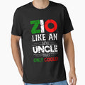 Zio Like Uncle Just Cooler T-Shirt - Trendy Graphic for Adults - T-Shirt, Sweatshirt, Hoodie