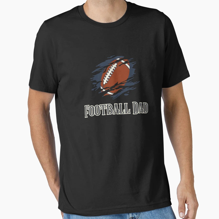 Football Dad Sports Themed Fathers Day T-Shirt - Novelty Apparel for Adults - T-Shirt, Sweatshirt, Hoodie