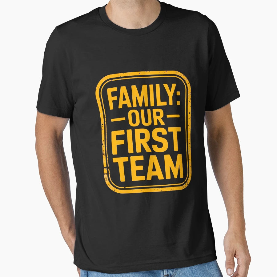Family Our First Team Matching T-Shirt - Unique Graphic for Adults - T-Shirt, Sweatshirt, Hoodie