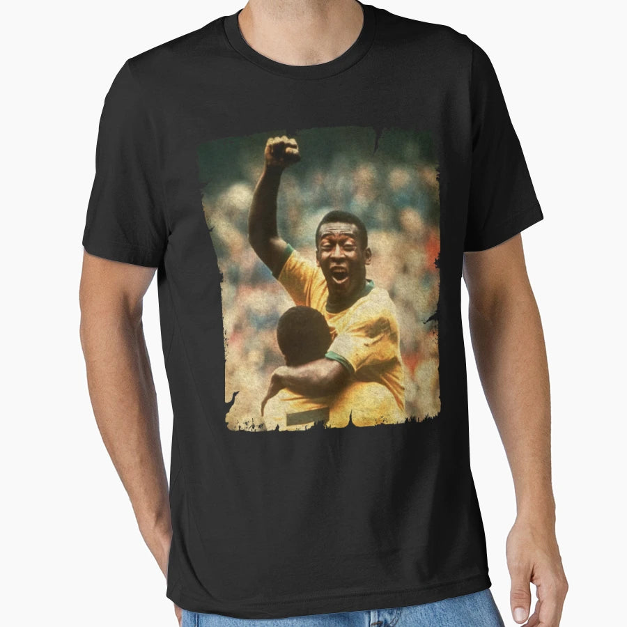 Pele Brazil T-Shirt - Streetwear Style Unisex - T-Shirt, Sweatshirt, Hoodie