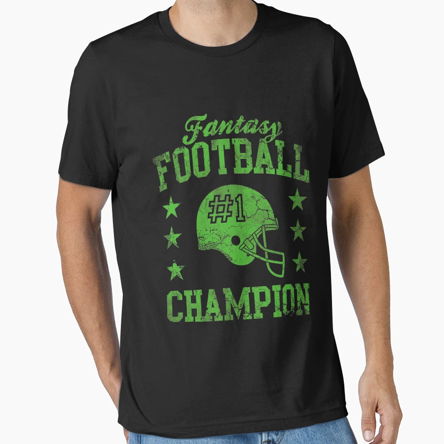 Fantasy Football Champion T-Shirt - Novelty Apparel Men Women - T-Shirt, Sweatshirt, Hoodie