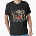 Loud Proud Moms Football Leopard T-Shirt - Fun Novelty Design Unisex - T-Shirt, Sweatshirt, Hoodie