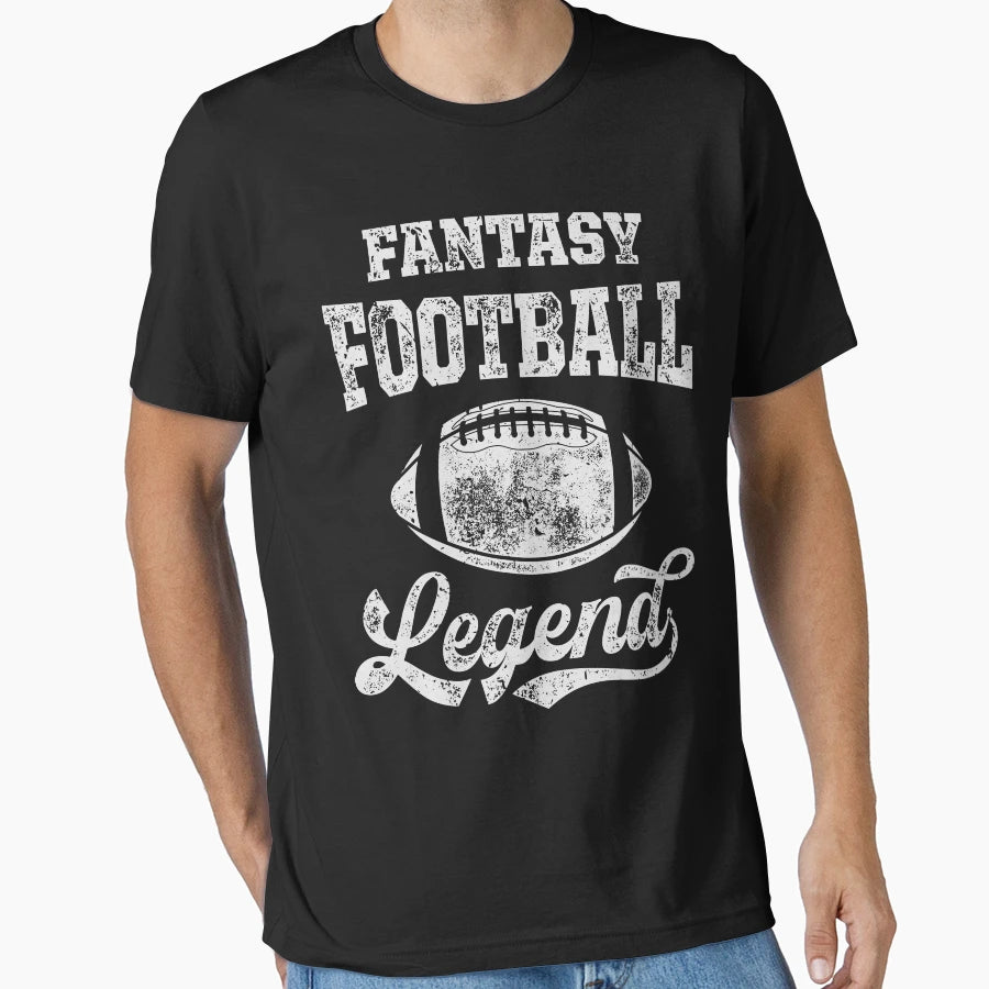 Fantasy Football Legend Sports Lover T-Shirt - Minimalist Print for Adults - T-Shirt, Sweatshirt, Hoodie