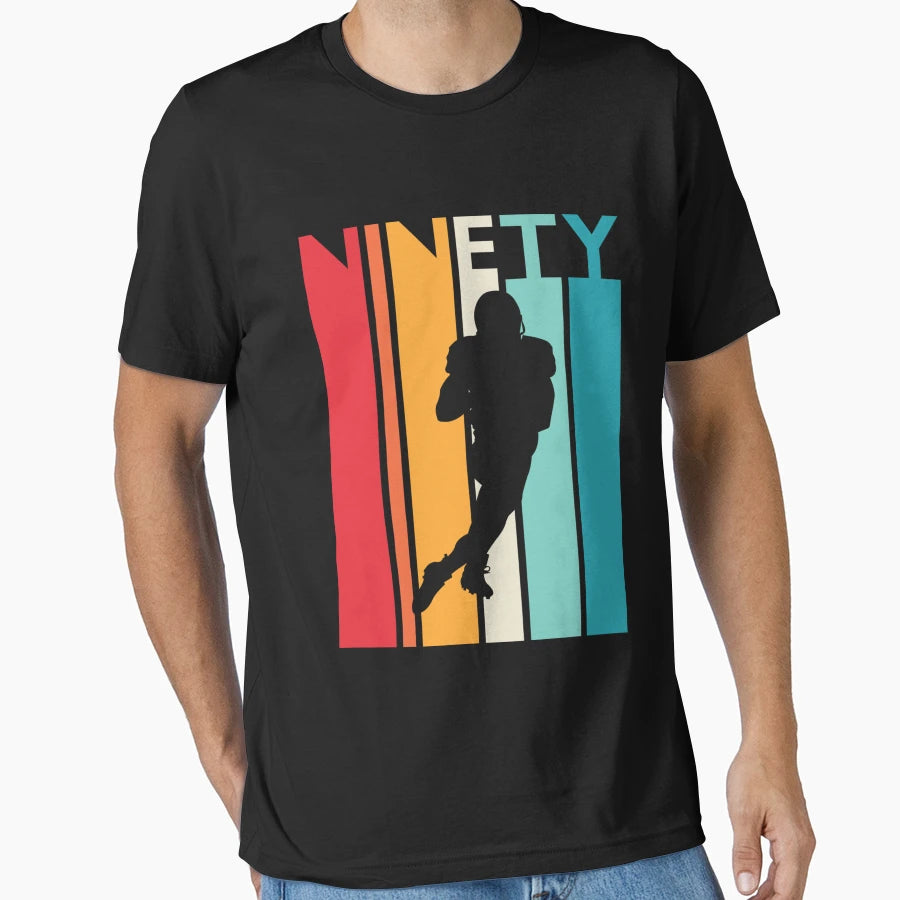 90Th Birthday Gift Football 90 Year Old T-Shirt - Novelty Apparel Men Women - T-Shirt, Sweatshirt, Hoodie