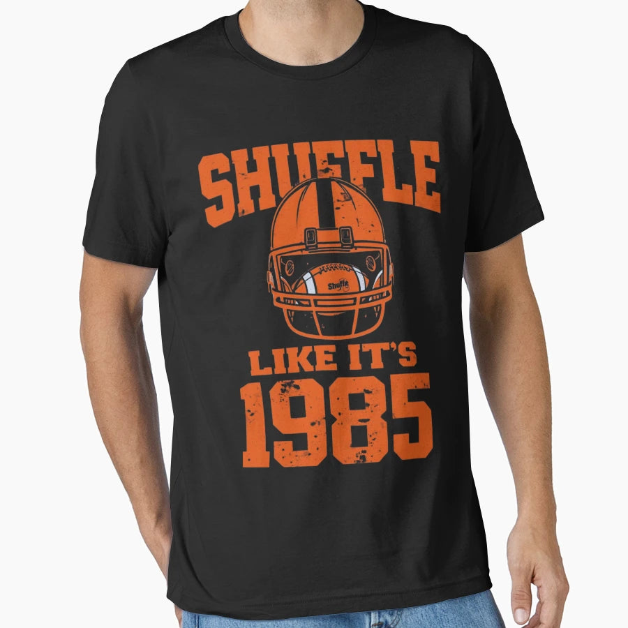 1985 Football Helmet Fan T-Shirt - Aesthetic Graphic for Adults - T-Shirt, Sweatshirt, Hoodie