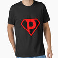 Letter P Super Letter Vol 3 Racerback T-Shirt - Novelty Apparel Unisex - T-Shirt, Sweatshirt, Hoodie