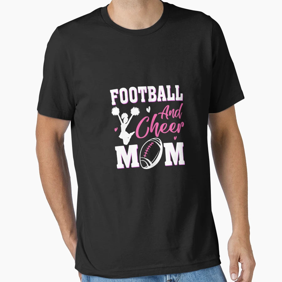 Womens Cheerleading Mom Football And T-Shirt - Streetwear Style Unisex - T-Shirt, Sweatshirt, Hoodie